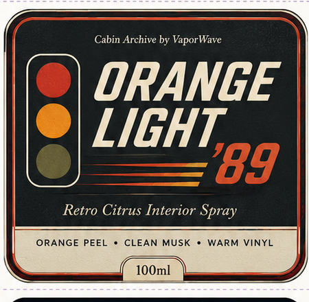 Orange Light ’89 — Retro Citrus Interior Spray